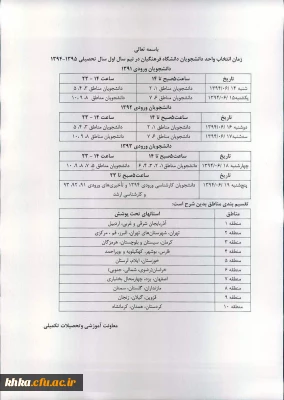 دانشجویان ورودی 91 و 92 در انتخاب واحد خویش الزاماً می باید نکات زیر را رعایت نمائید.