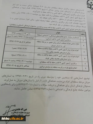 بخشنامه بیست و هفتمین جشنواره فرهنگی و اجتماعی