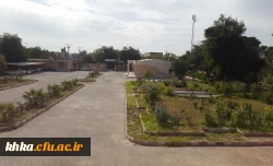 نمایی از محوطه ساختمان آموزشی