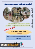 کمک به هموطنان آسیب دیده در سیل اخیر