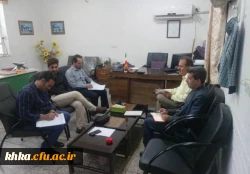 جلسه اساتید دروس کارآموزی  و پژوهی در عمل مهارت آموزان