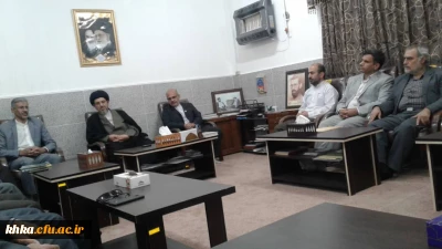 نشست صمیمانه فی مابین اعضای مدیریت امور پردیس های استان و امام جمعه محترم شهرستان دزفول