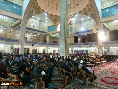 دیدار دانشجومعلمان با حجه الاسلام و المسلمین قرائتی رئیس محترم اقامه نماز