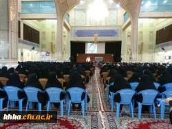 دیدار دانشجومعلمان با حجه الاسلام و المسلمین قرائتی رئیس محترم اقامه نماز 7