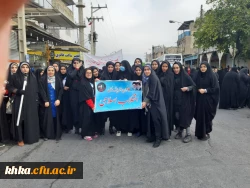 راهپیمایی بزرگداشت یوم الله 22 بهمن با حضور دانشجومعلمان مرکز حضرت خدیجه کبری (س) دزفول 4