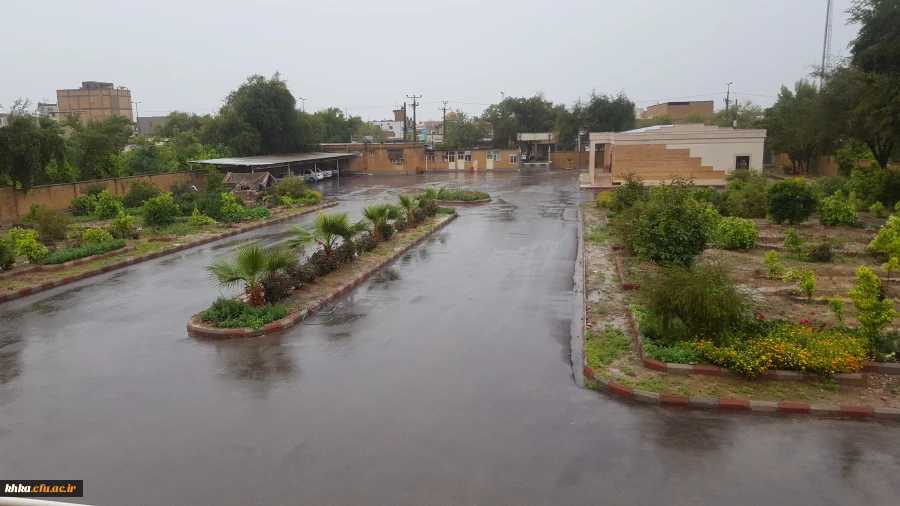 نمایی از محوطه ساختمان آموزشی مرکز خدیجه کبری (س) دزفول