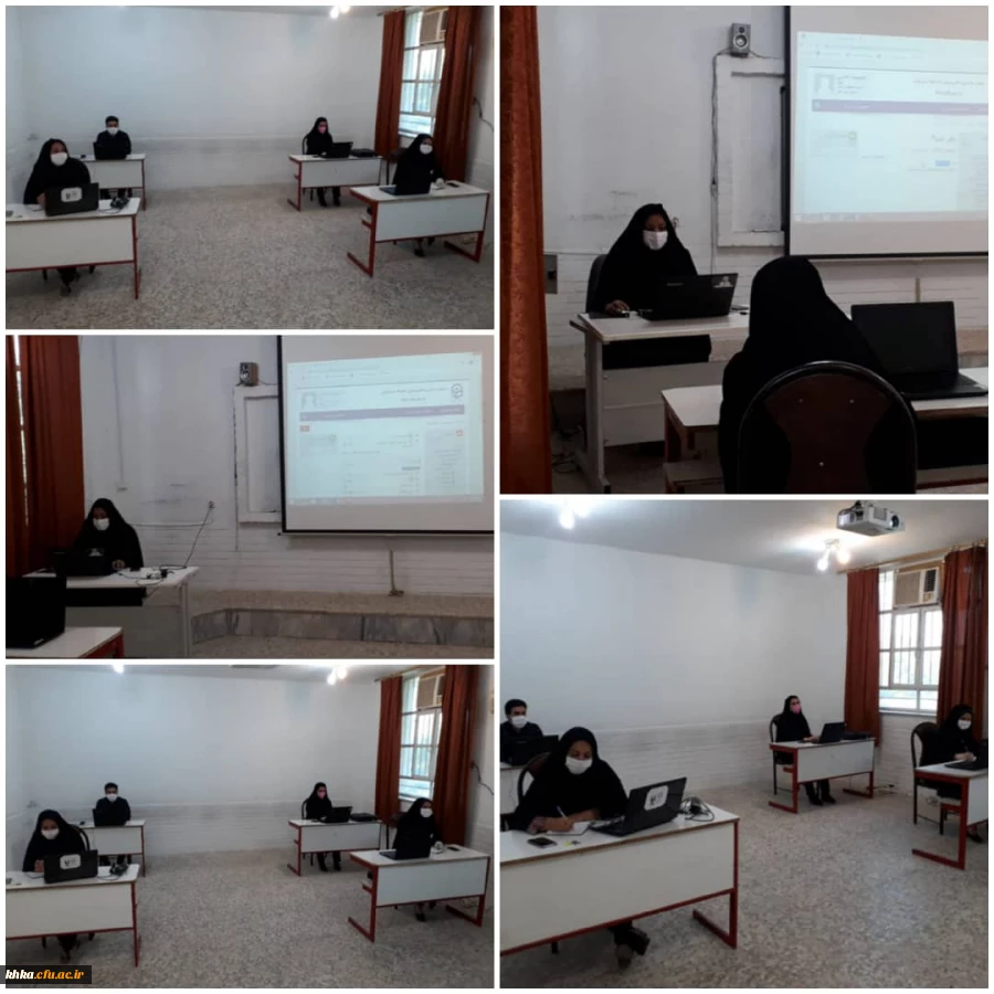 برگزاری دومین جلسه آموزش پشتیبان جهت استفاده اساتید از سامانه یادگیری الکترونیکی (LMS) 2