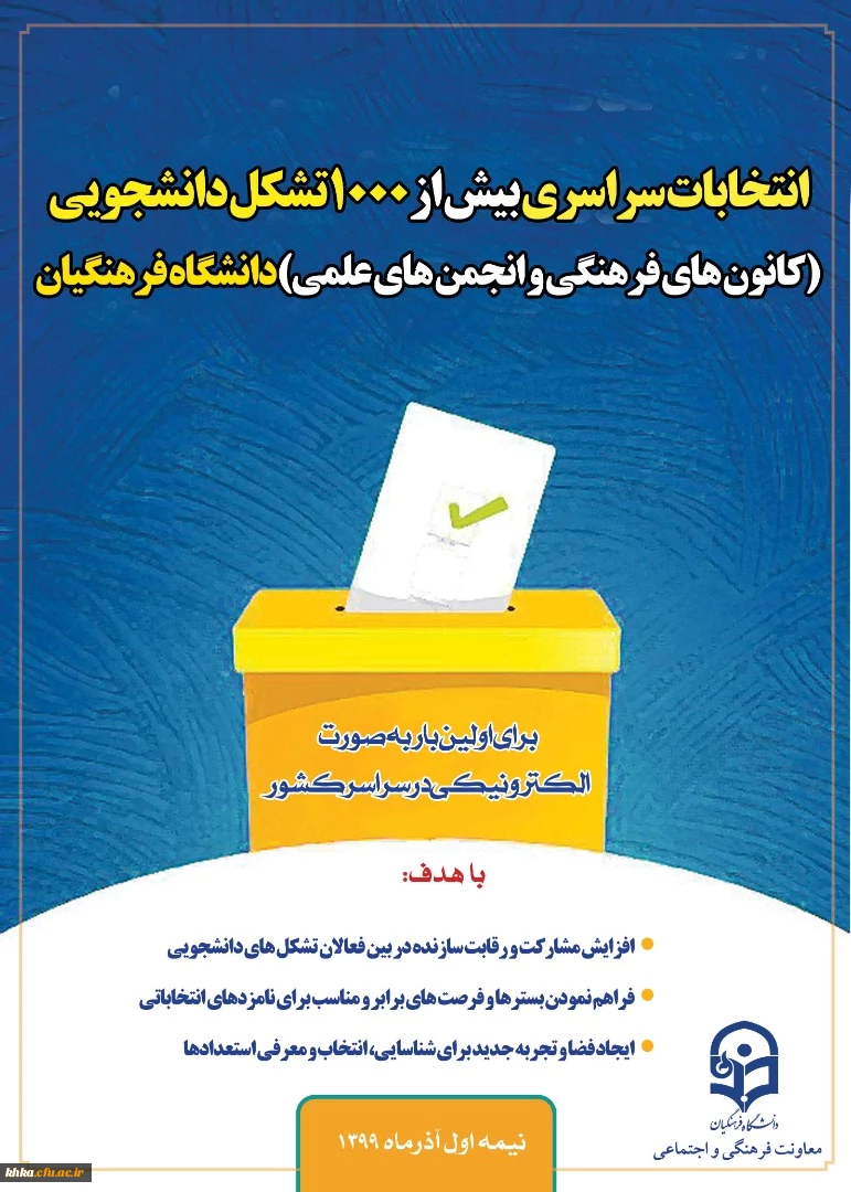 دستورالعمل اجرایی انتخابات الکترونیکی (ویژه کانونهای فرهنگی و انجمن های علمی)  2