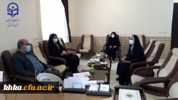 بازدید معاون هماهنگی دانشگاه فرهنگیان خوزستان و سرپرست پردیس حضرت فاطمه زهرا(س) از مرکز آموزش عالی حضرت خدیجه کبری دزفول 2