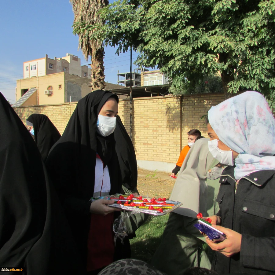 شرکت در مراسم بزرگداشت معلولان در مدرسه بوعلی شهرستان دزفول و بازدید مدرسه 2