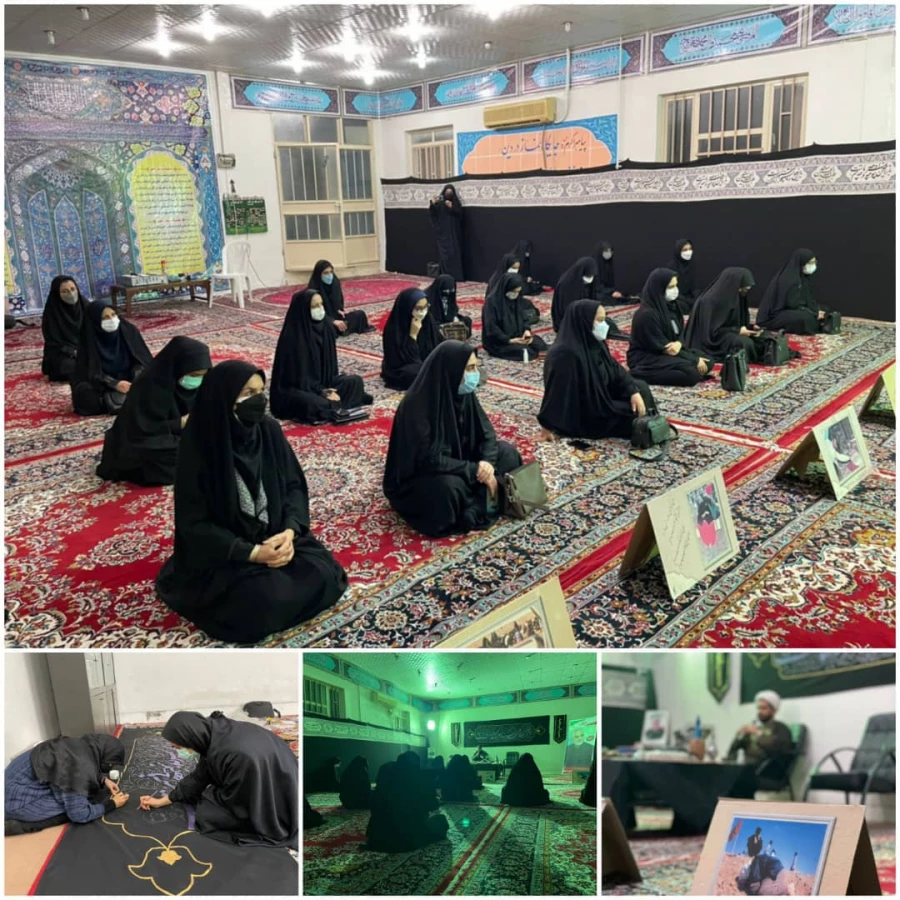 برگزاری مراسم  عزاداری شهادت حضرت فاطمه زهرا(س) و دومین سالگرد شهادت سردار حاج قاسم سلیمانی 2