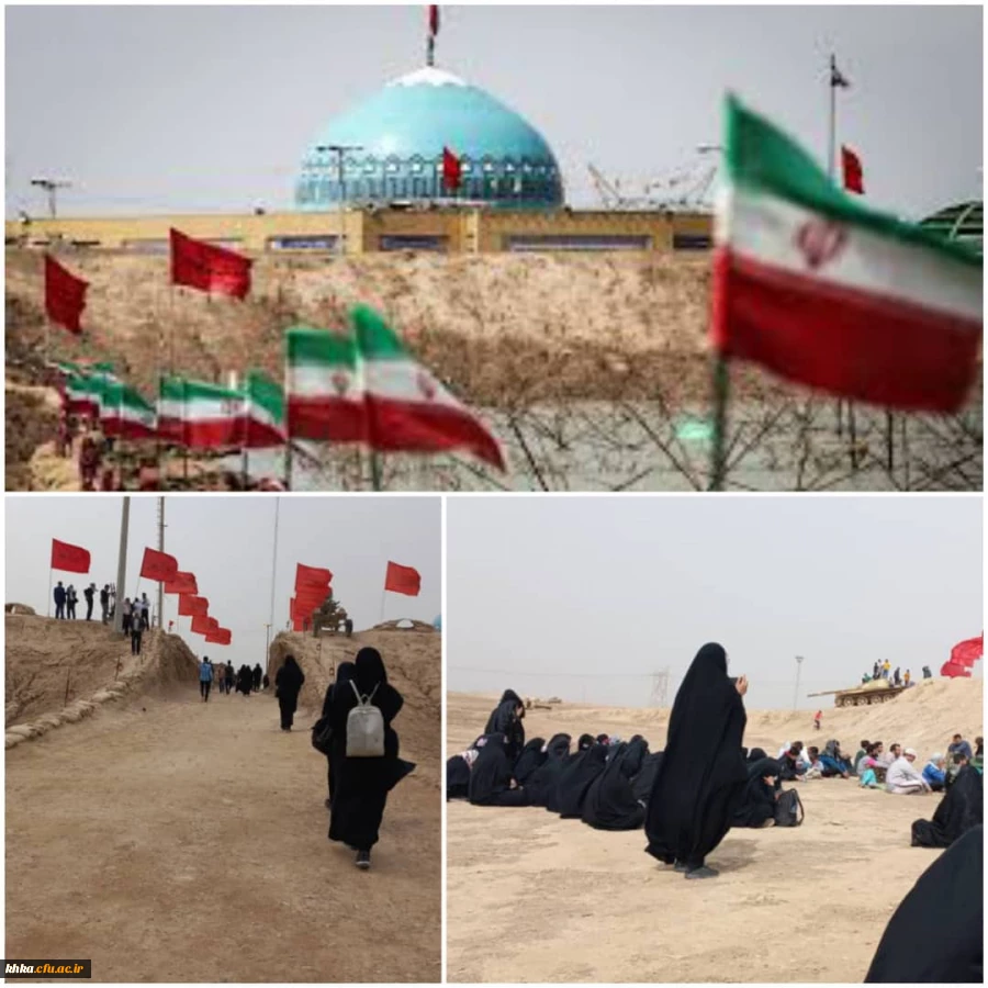   اردوی فرهنگی معنوی راهیان نوردانشجو معلمان به  مناطق عملیاتی شلمچه  2