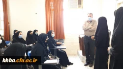 بازدید رئیس مرکز حضرت خدیجه کبری(س) دزفول از اولین کلاس های حضوری 2