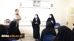 بازدید رئیس مرکز حضرت خدیجه کبری(س) دزفول از اولین کلاس های حضوری 2