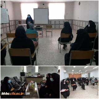 جلسه پرسش و پاسخ و گفتگوی سرپرست مرکز آموزش عالی حضرت خدیجه کبری( س) دزفول با نودانشجومعلمان