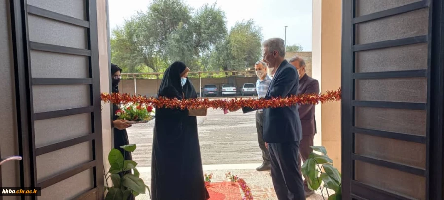 بازدید مسئولین بلندپایه دانشگاه فرهنگیان خوزستان از روند از سرگیری آموزش حضوری در مرکز آموزش عالی حضرت خدیجه کبری(س) 2