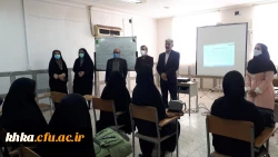 بازدید مسئولین بلندپایه دانشگاه فرهنگیان خوزستان از روند از سرگیری آموزش حضوری در مرکز آموزش عالی حضرت خدیجه کبری(س) 2