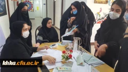 برگزاری پایگاه سلامت تغذیه سالم با همکاری گروه بهبود تغذیه ی معاونت محترم بهداشت دانشگاه علوم پزشکی شهرستان دزفول 2