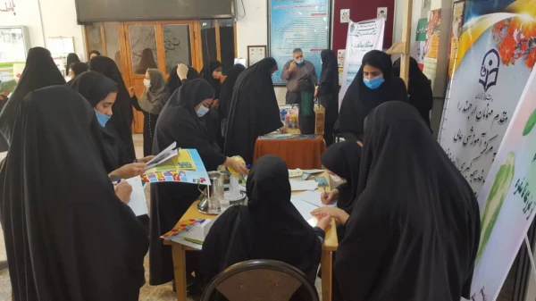 برگزاری پایگاه سلامت تغذیه سالم با همکاری گروه بهبود تغذیه ی معاونت محترم بهداشت دانشگاه علوم پزشکی شهرستان دزفول 2