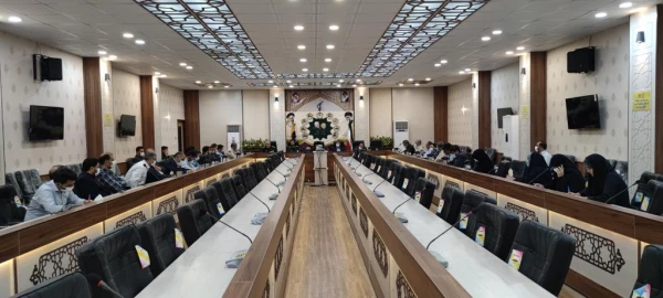 برگزاری جلسه شورای هماهنگی حفظ آثار و ارزش های دفاع مقدس شهرستان دزفول در محل سالن جلسات ناحیه مقاومت بسیج 2