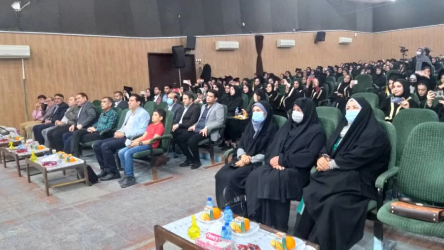 مراسم جشن دانش اموختگی دانشجومعلمان ورودی ۹۷ مرکز اموزش عالی حضرت خدیجه کبری(س) دزفول 2