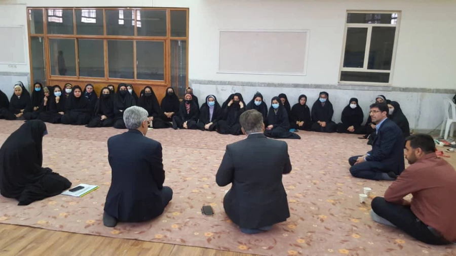 بازدید مدیر کل محترم نظارت ،ارزیابی به همراه مسئولین بلند پایه دانشگاه فرهنگیان از مرکز آموزش عالی حضرت خدیجه کبری (س) 2