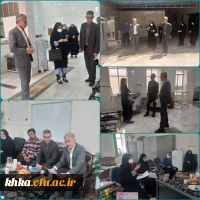 بازدید جناب آقای دکتر جرفی مدیر دانشگاه فرهنگیان استان خوزستان از  مرکز آموزش عالی حضرت خدیجه کبری(س) دزفول 

 2