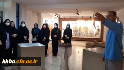 بازدید دانشجومعلمان مرکز آموزش عالی حضرت خدیجه کبری (س) دزفول از مرکز و باغ موزه ارزش های دفاع مقدس شهرستان به مناسبت سالروز بازگشت سرافرازانه آزادگان به میهن 2