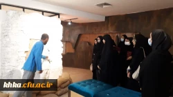 بازدید دانشجومعلمان مرکز آموزش عالی حضرت خدیجه کبری (س) دزفول از مرکز و باغ موزه ارزش های دفاع مقدس شهرستان به مناسبت سالروز بازگشت سرافرازانه آزادگان به میهن 2