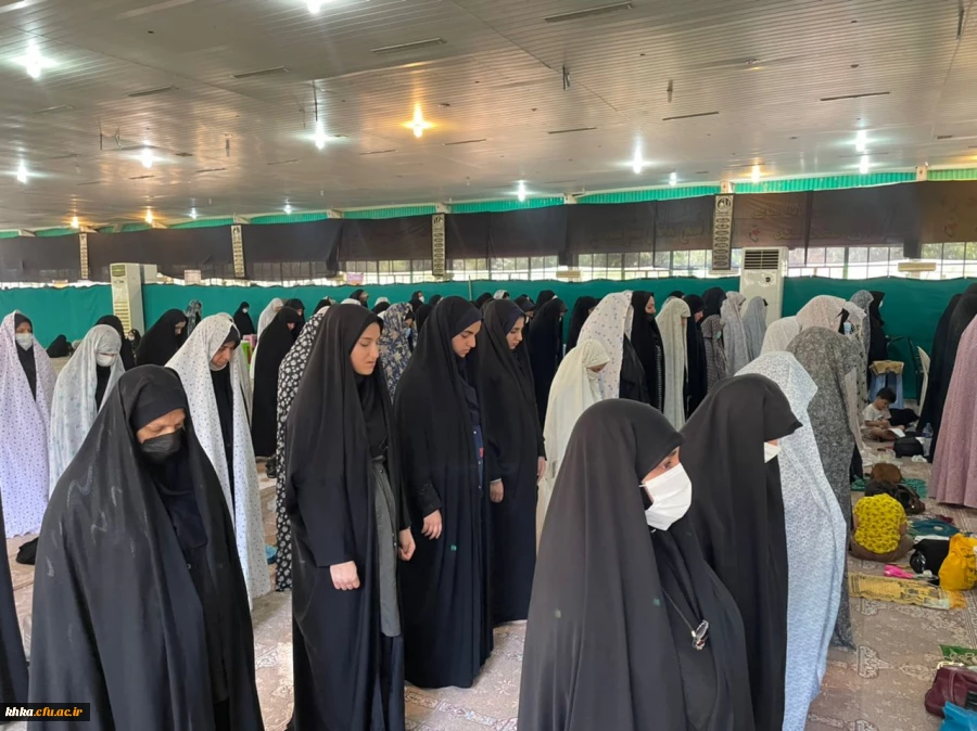  شرکت مدیر و پرسنل دانشگاه فرهنگیان خدیجه کبری در مراسم نماز عبادیی_ سیاسی جمعه  و میز خدمت به مناسبت هفته دولت  3