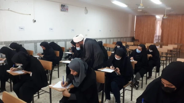 برگزاری حضوری آزمون های پایان دوره تابستان در مرکز آموزش عالی حضرت خدیجه کبری(س) دزفول  2