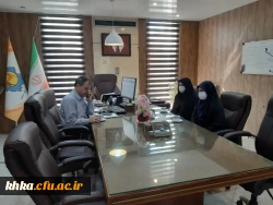 برگزاری جلسه رئیس مرکز خدیجه کبری(س) با آقای مهندس نمازی رئیس اداره برق شهرستان دزفول 2