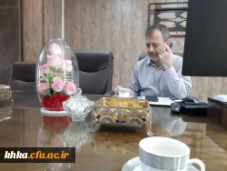 برگزاری جلسه رئیس مرکز خدیجه کبری(س) با آقای مهندس نمازی رئیس اداره برق شهرستان دزفول 2