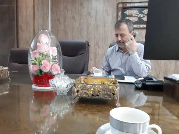 برگزاری جلسه رئیس مرکز خدیجه کبری(س) با آقای مهندس نمازی رئیس اداره برق شهرستان دزفول 2