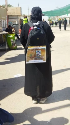 گرامیداشت یاد شهدا در سفر معنوی پیاده روی  اربعین  2