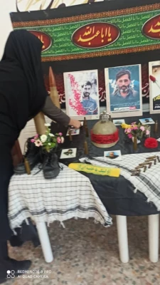 فضا سازی ساختمان آموزشی دانشگاه به کمناسبت هفته دفاع مقدس 2