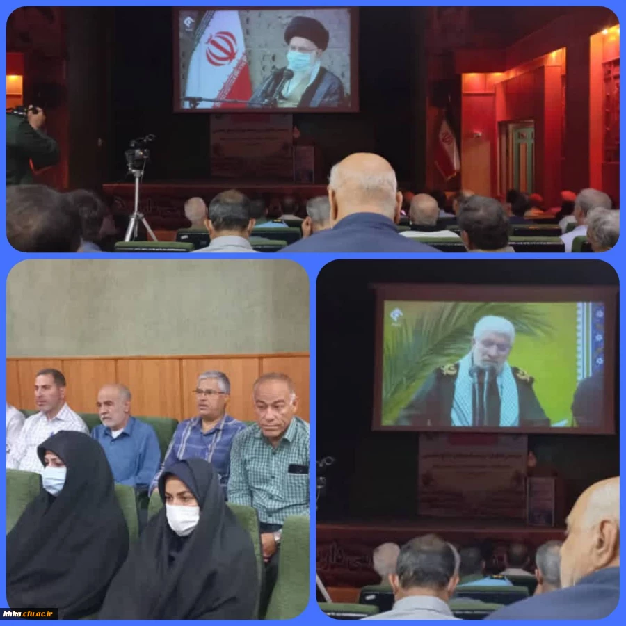 حضور پرسنل دانشگاه فرهنگیان خدیجه کبری در مراسم تجلیل از پیشکسوتان دفاع مقدس در باغ موزه فرهنگی دفاع مقدس 2