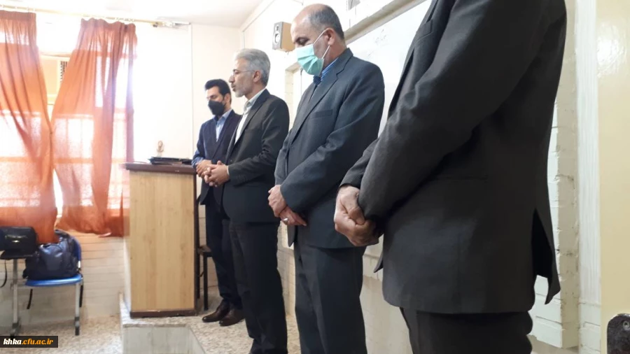 بازدید جناب آقای جرفی از  شروع کلاسهای حضوری  در دانشگاه فرهنگیان حضرت خدیجه کبری (س) 2