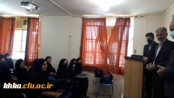 بازدید جناب آقای جرفی از  شروع کلاسهای حضوری  در دانشگاه فرهنگیان حضرت خدیجه کبری (س) 2