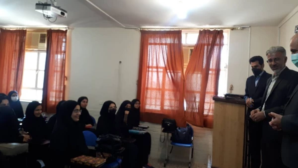 بازدید جناب آقای جرفی از  شروع کلاسهای حضوری  در دانشگاه فرهنگیان حضرت خدیجه کبری (س) 2