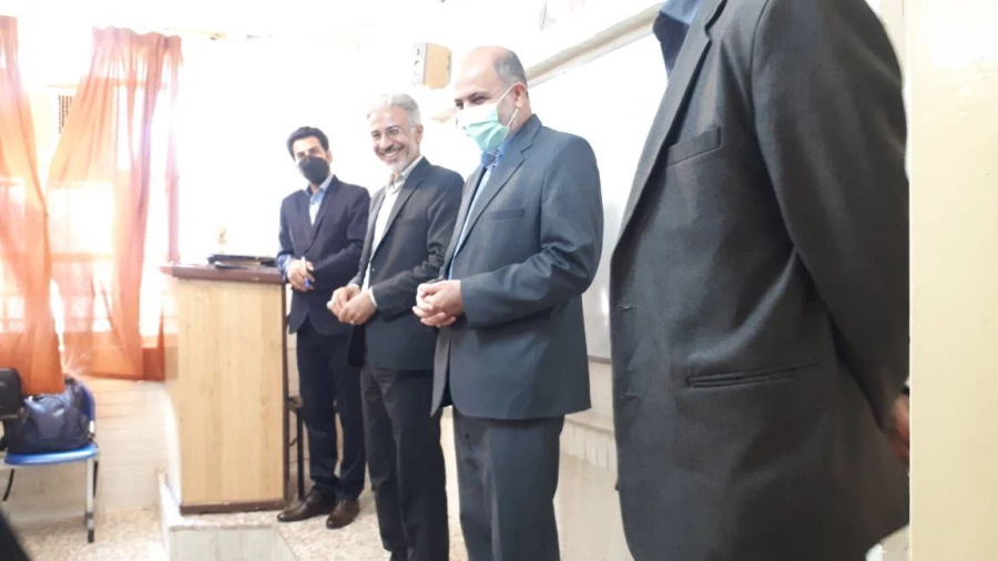 بازدید جناب آقای جرفی از  شروع کلاسهای حضوری  در دانشگاه فرهنگیان حضرت خدیجه کبری (س) 2