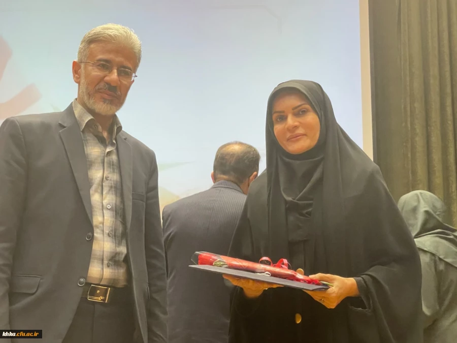 آیین تجلیل و تقدیر از دانشگاه فرهنگیان به عنوان مرکز آموزشی برتر استان 2