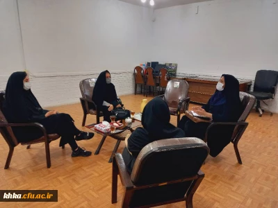 نشست هم اندیشی اساتید گروه تربیت بدنی به صورت حضوری در مرکز آموزش عالی حضرت خدیجه کبری (س)