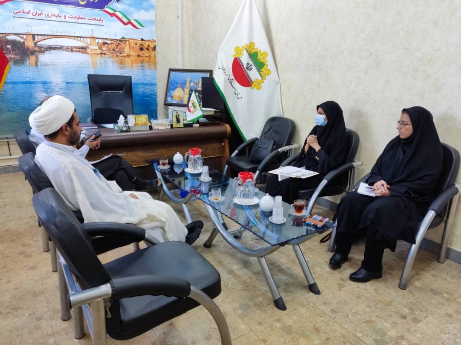 نشست تعاملی ریاست مرکز آموزش عالی حضرت خدیجه کبری (س) دزفول و جناب آقای مهندس پرآور، ریاست شورای اسلامی شهرستان دزفول
 2