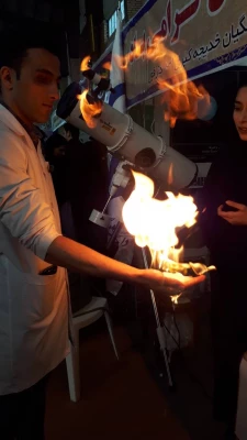 حضور فعال دانشجومعلمان مرکز آموزش عالی حضرت خدیجه کبری (س) دزفول در نمایشگاه دستاوردهای پژوهشی و فناوری 2