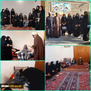 دیدار رئیس، کارکنان و دانشجومعلمان مرکز آموزش عالی حضرت خدیجه کبری(س) دزفول با مادر دو شهید دفاع مقدس، احمد هدایت پناه و غلامرضا هدایت پناه