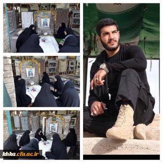 دیدار اعضای بسیج دانشجویی مرکز آموزش عالی حضرت خدیجه کبری(س) دزفول، با مادر شهید مدافع حرم حسین ولایتی فر