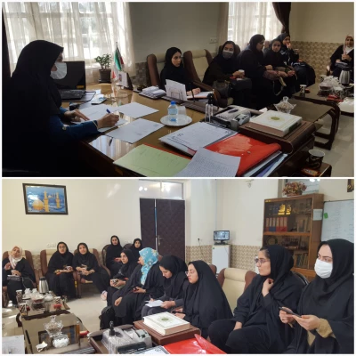 جلسه تصویب نهایی منوی غذایی ابلاغی از مدیریت استان جهت اجرا  7