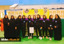 شرکت دانشجومعلمان مرکز آموزش عالی خدیجه کبری (س) دزفول در اولین لیگ والیبال دانشجومعلمان دختر استان 3