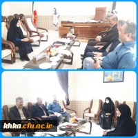 بازدید مدیریت محترم امورپردیس های استان خوزستان، جناب آقای  دکتر صالحی، از مرکز آموزش عالی حضرت خدیجه کبری(س) دزفول 2